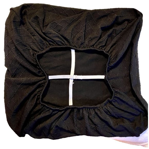 Waterproof Pet Bed Cover Stretch Adjustable Black 20x20x10 Pet Mattress Cover - Picture 2 of 6